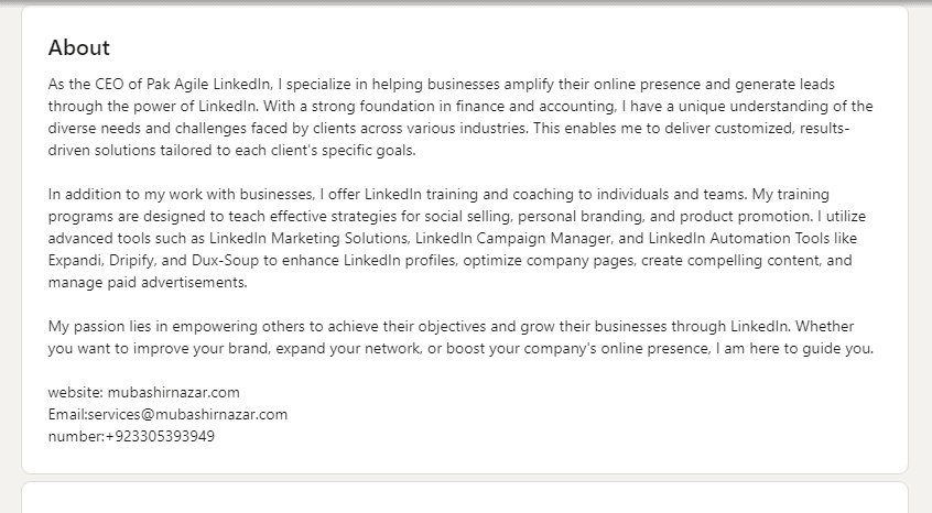 How to optimize LinkedIn profile for marketing Success
